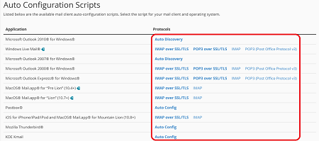 Auto Configuration Scripts