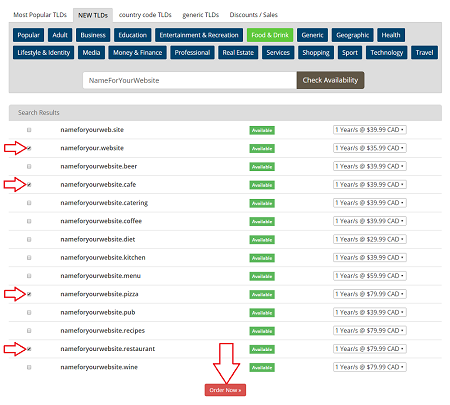 New Domain Name Extensions